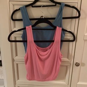 Two Cropped Tanks